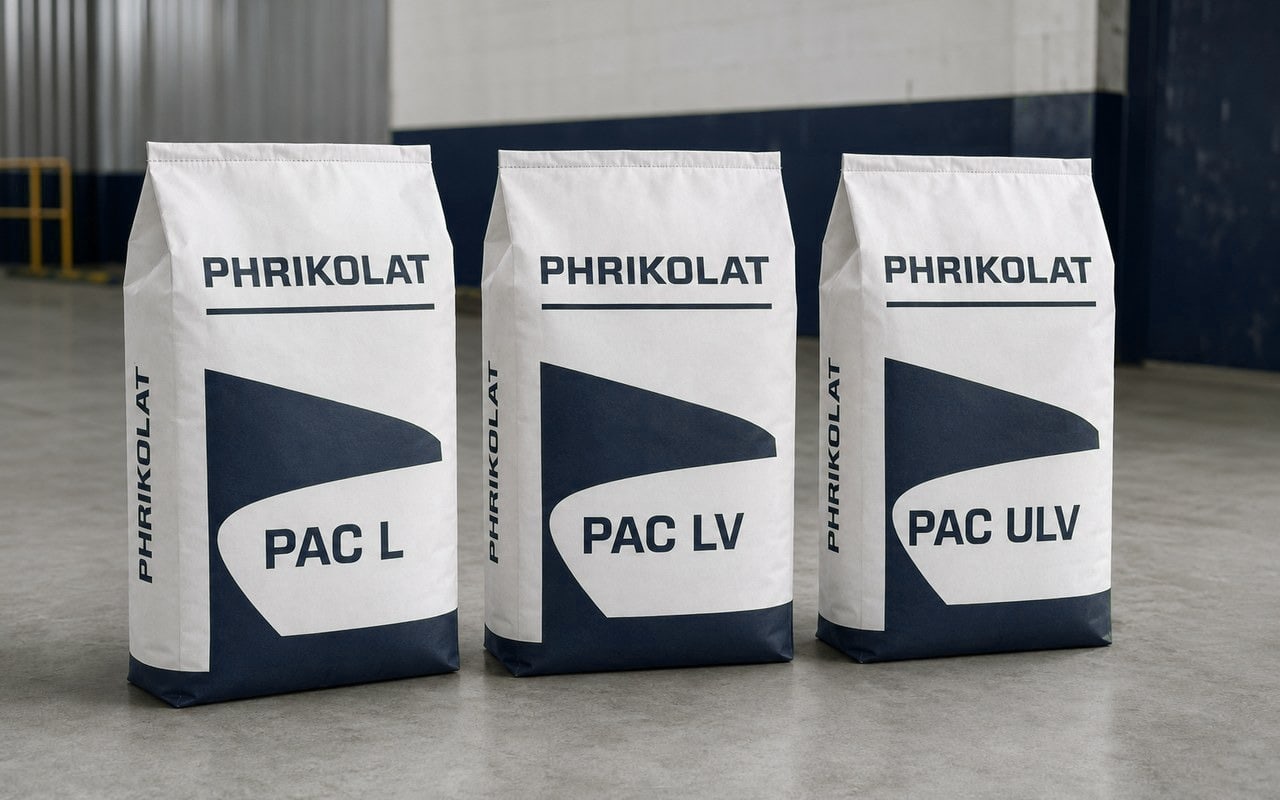 PHRIKOLAT PAC L, LV и ULV — полимеры для буровых растворов